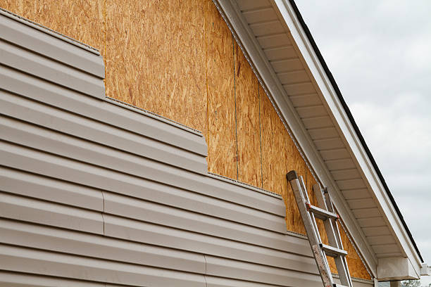 Professional Siding Repair technician working in Palmyra, IN